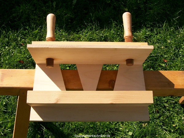 Detailansicht der Schablone.